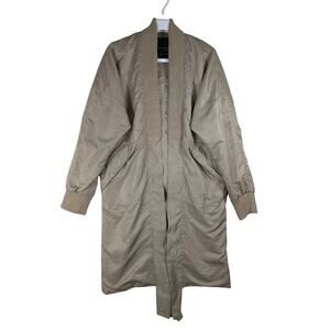 RARE Daniel Patrick Kimono Bomber Long Jacket Coat Tan Men’s Size Small S USED